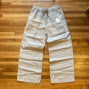 Muji wide-leg linen pants, women’s S/M